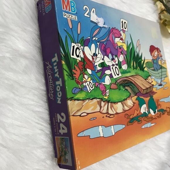 Milton Bradley Tiny Toon Adventures Puzzle 24‎ Pieces Vintage Diving Competition - Picture 4 of 10